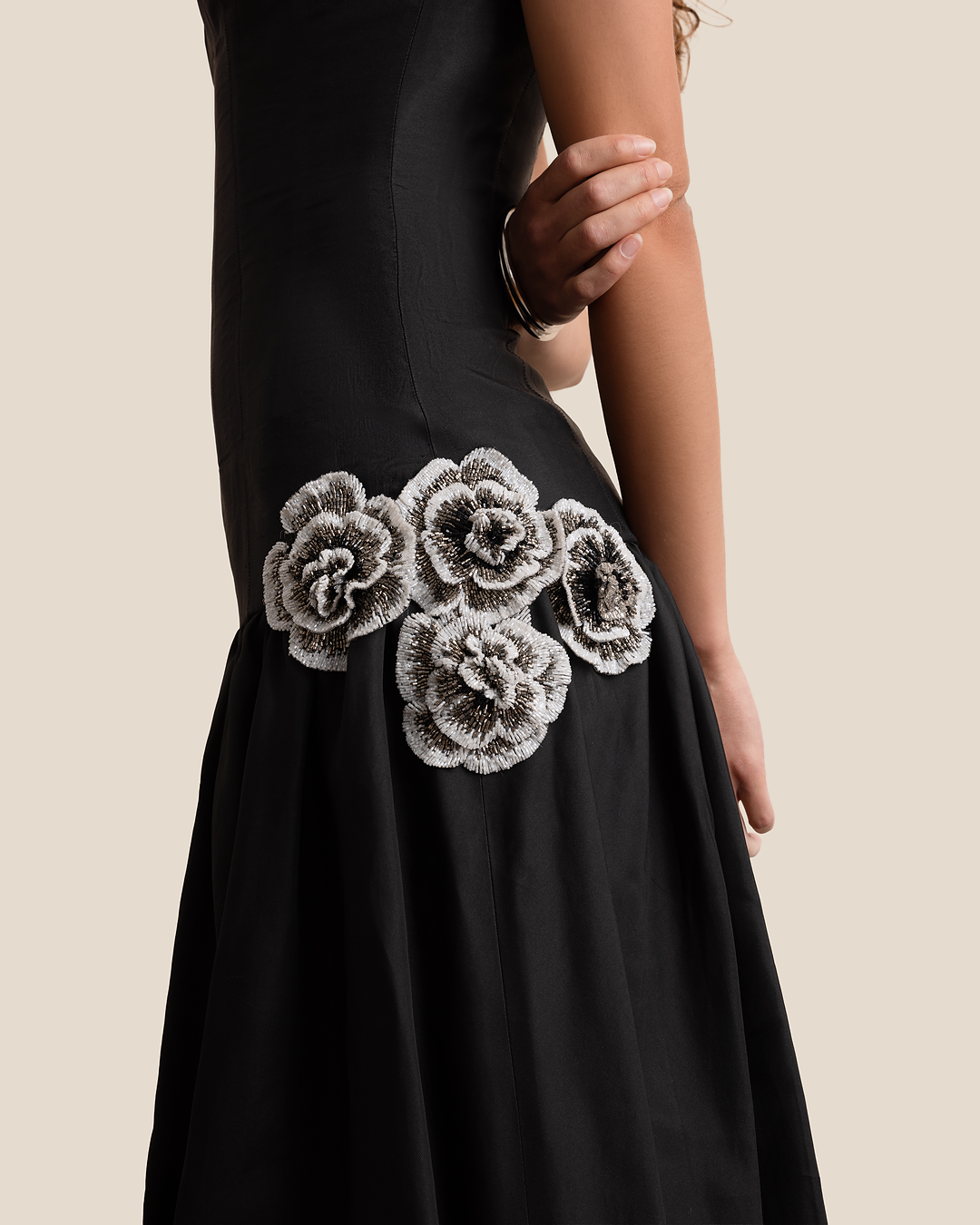 Black Floral Dress