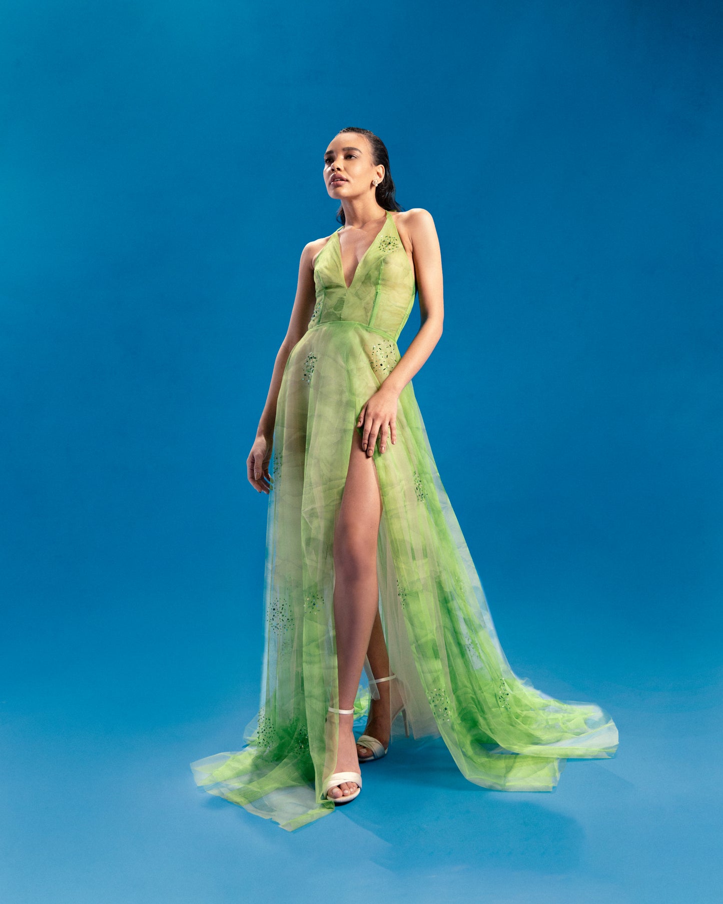HALTER LONG DRESS