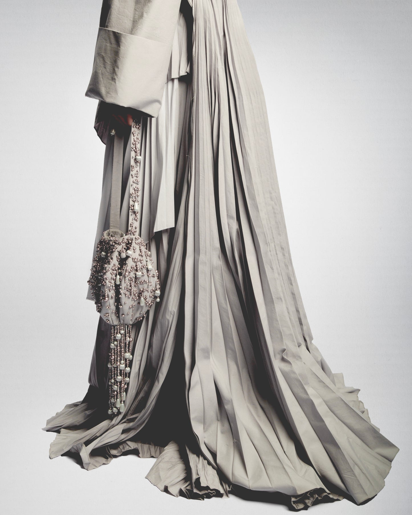 Grey Tafta Dress